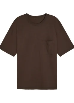 Boxy cotton and linen-blend T-shirt