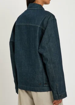 Boxy denim overshirt