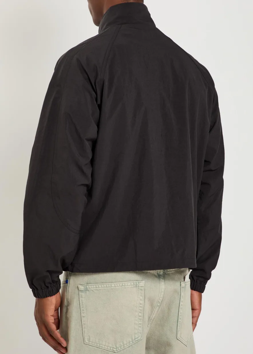 Boxy nylon track jacket