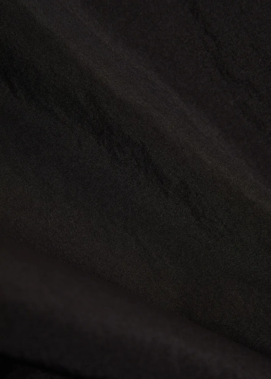 Boxy nylon track jacket