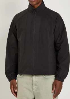 Boxy nylon track jacket
