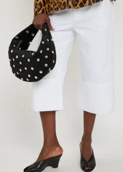 Boyle cuffed wide-leg jeans