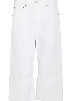 Boyle cuffed wide-leg jeans