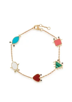 Bracelet Petits Personnages 9kt gold bracelet