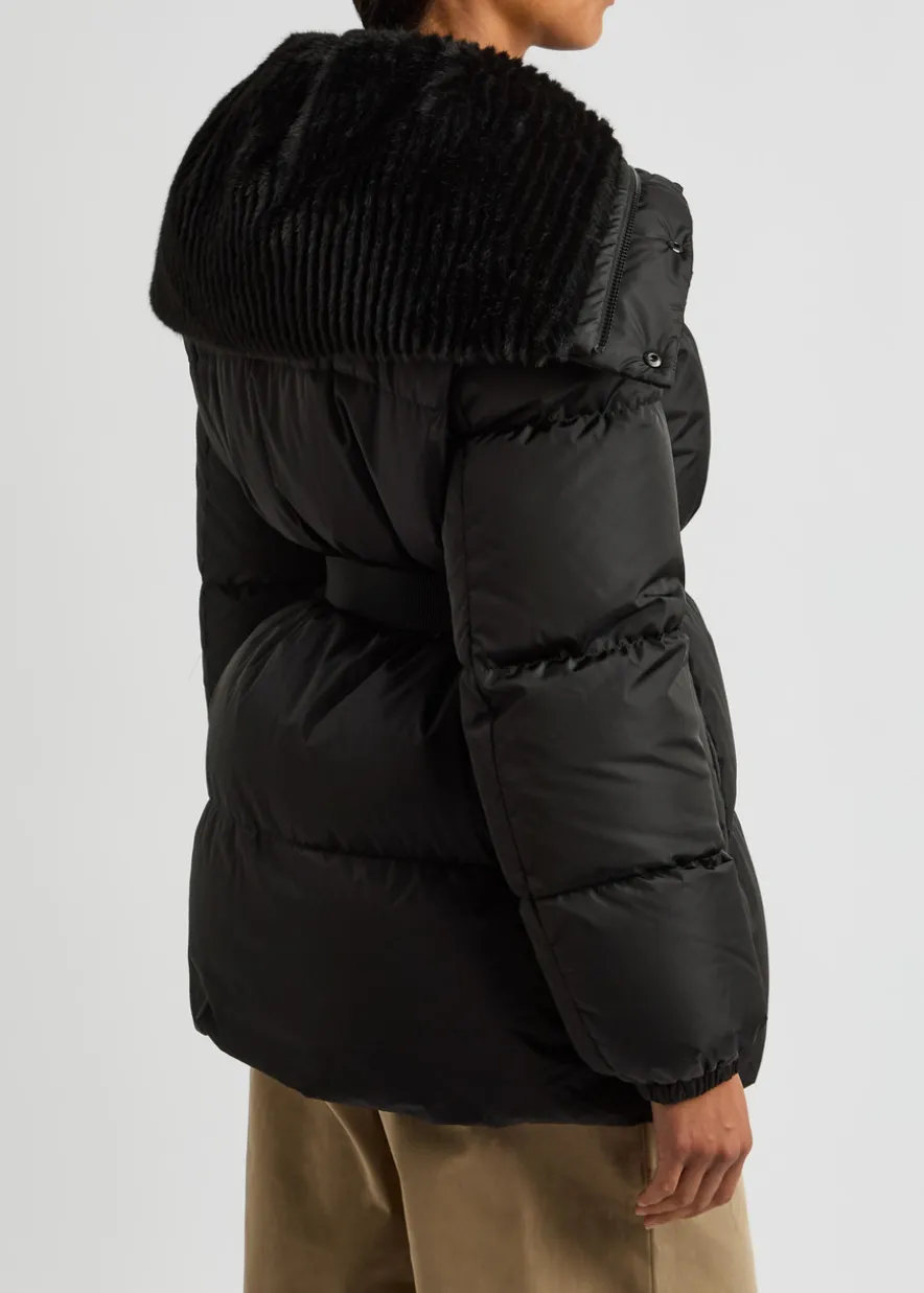 Brasseurs quilted shell jacket
