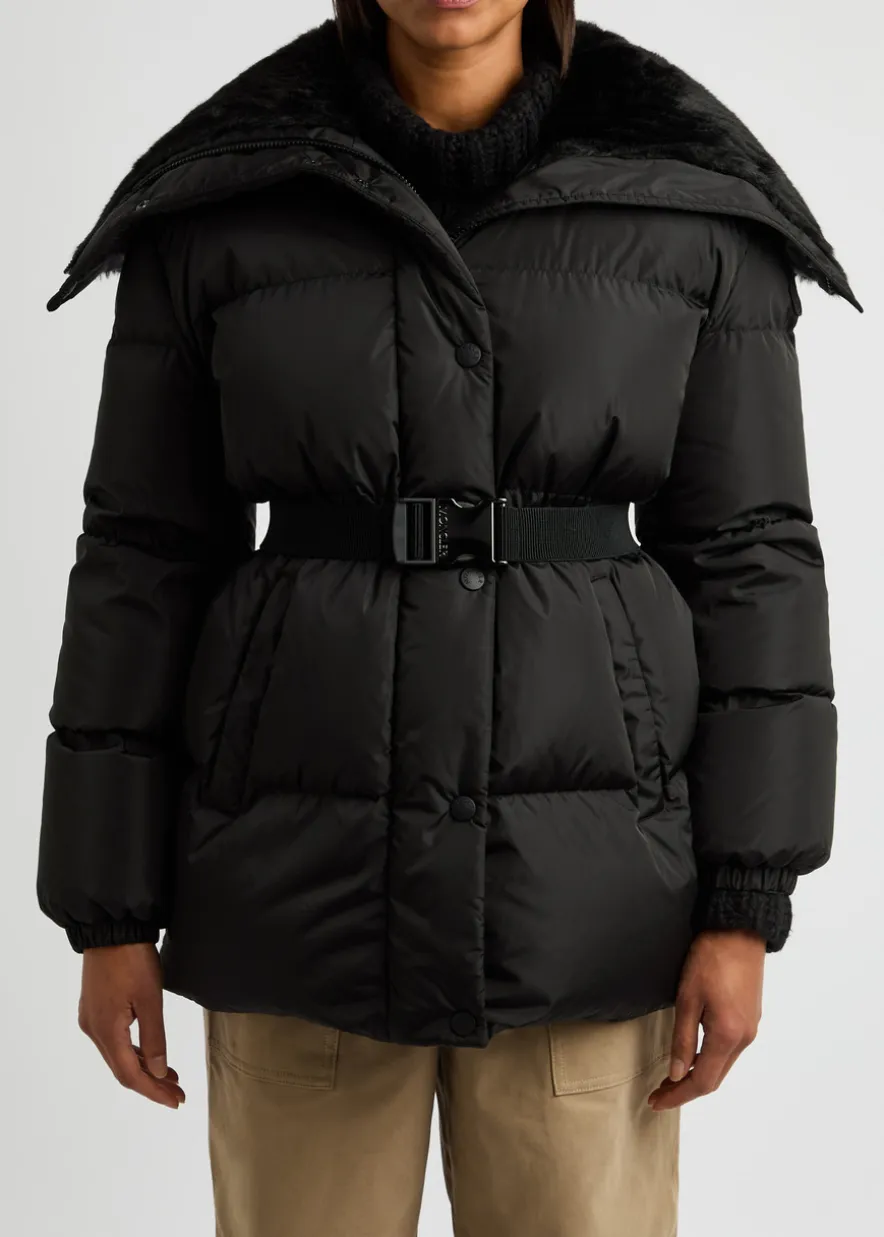 Brasseurs quilted shell jacket