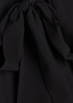Brentley semi-sheer chiffon blouse