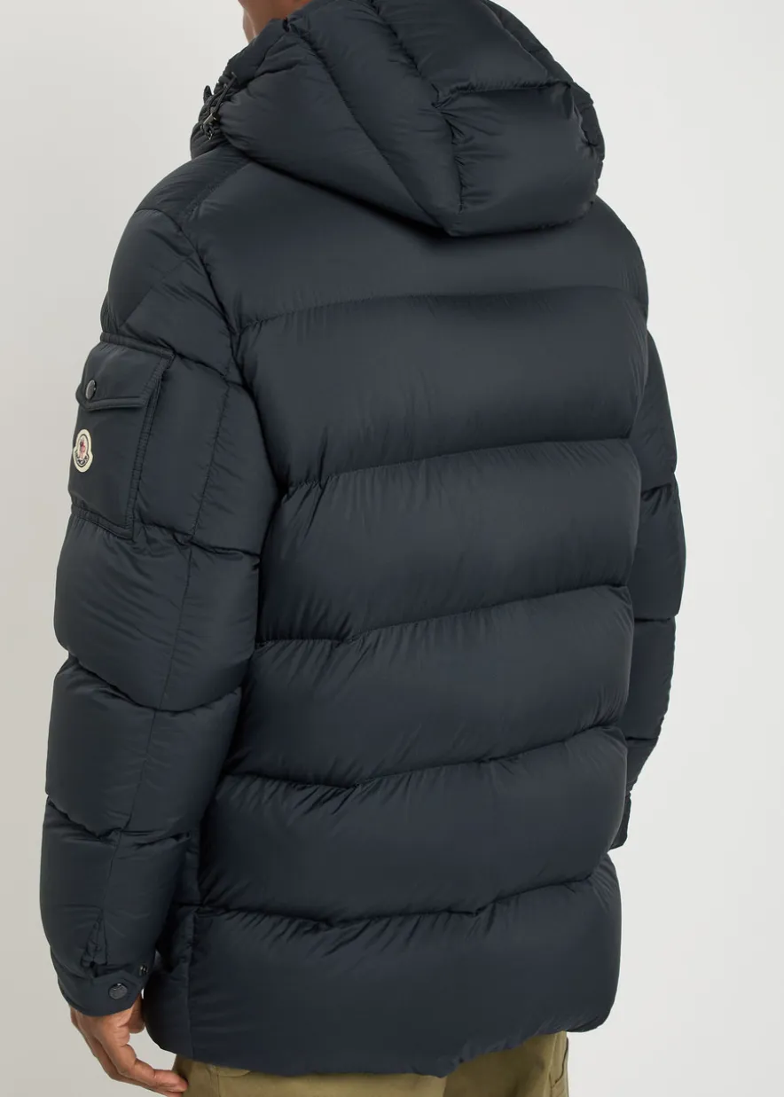 Bretagne padded hooded shell parka jacket