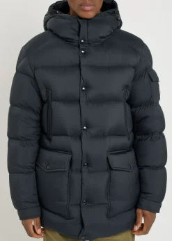 Bretagne padded hooded shell parka jacket