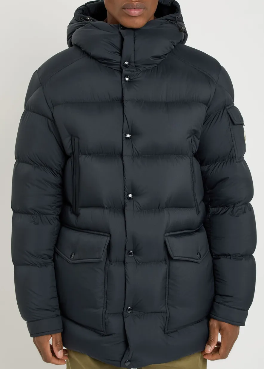 Bretagne padded hooded shell parka jacket