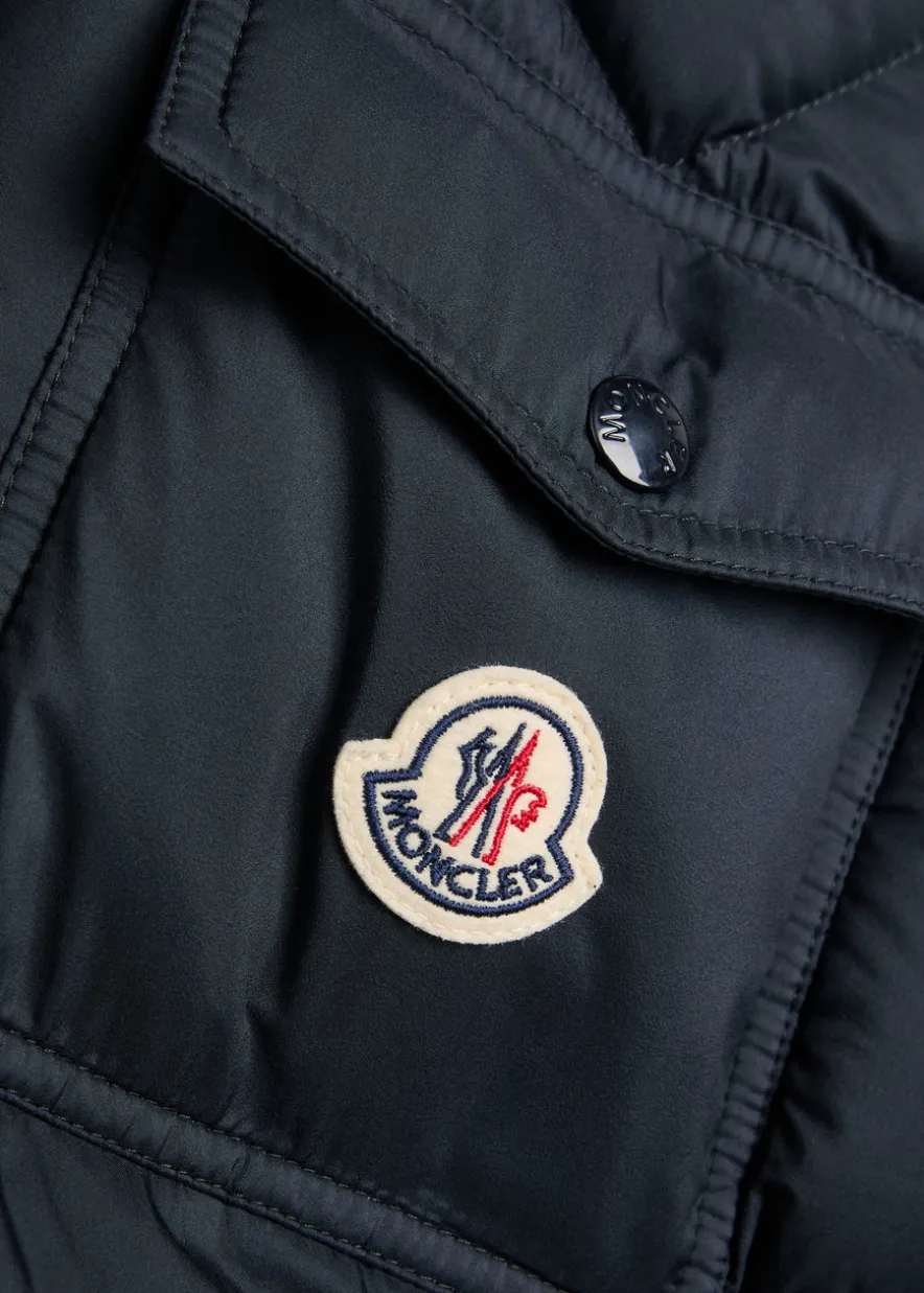 Bretagne padded hooded shell parka jacket