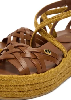 Bribri 45 leather espadrille wedges