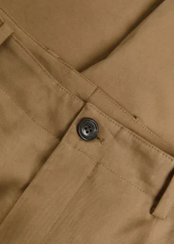 Bridge wide-leg chino trousers
