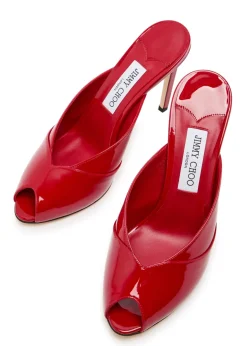 Brigitte 100 patent leather mules