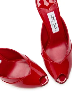 Brigitte 100 patent leather mules