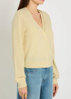 Brioche cashmere cardigan