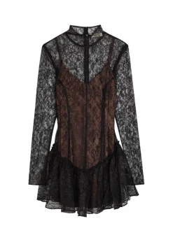 Brisa lace mini dress