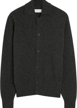 Britten textured-knit wool cardigan