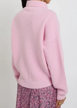 Brooke ribbed wool and cashmere-blend jumper