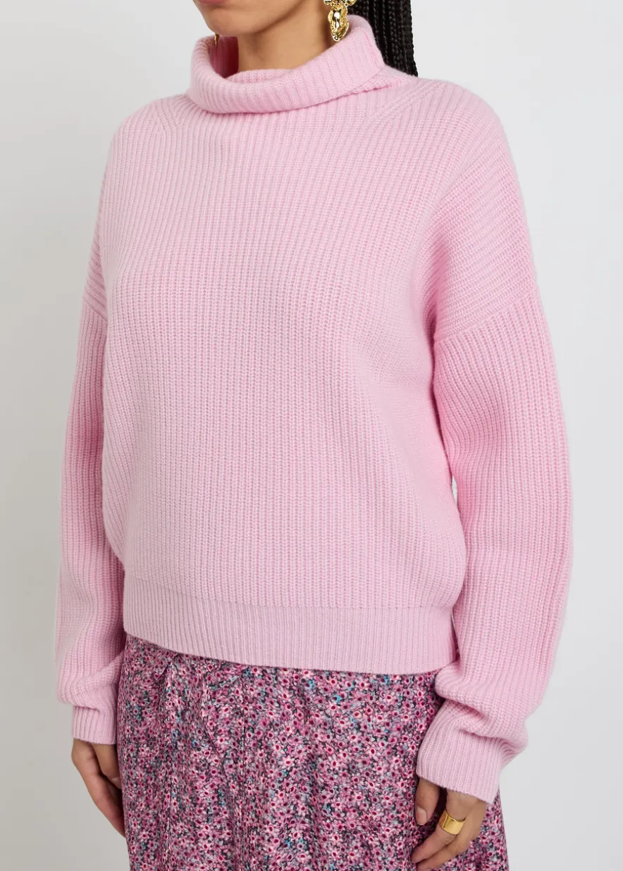 Brooke ribbed wool and cashmere-blend jumper