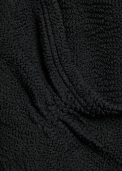 Brooke strapless crinkle swimsuit