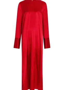 Bruna stretch-silk midi dress
