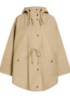 Brunnera logo-appliquéd cotton-blend parka coat