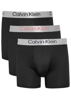 Brushed Microfibre stretch-jersey boxer briefs - set of three