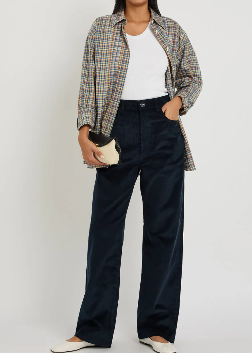 Bruun wide-leg corduroy trousers