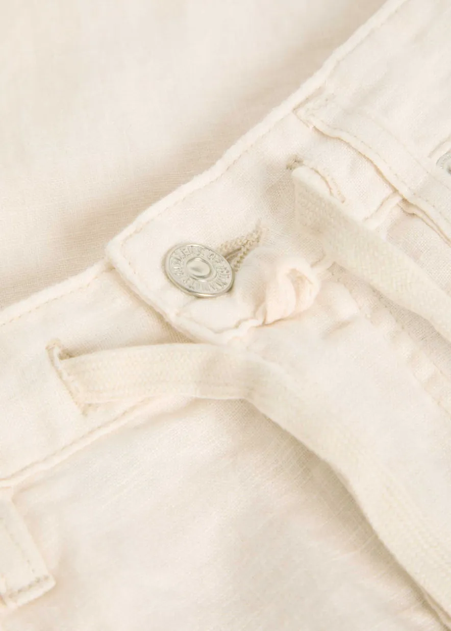 Brynn drawstring linen trousers