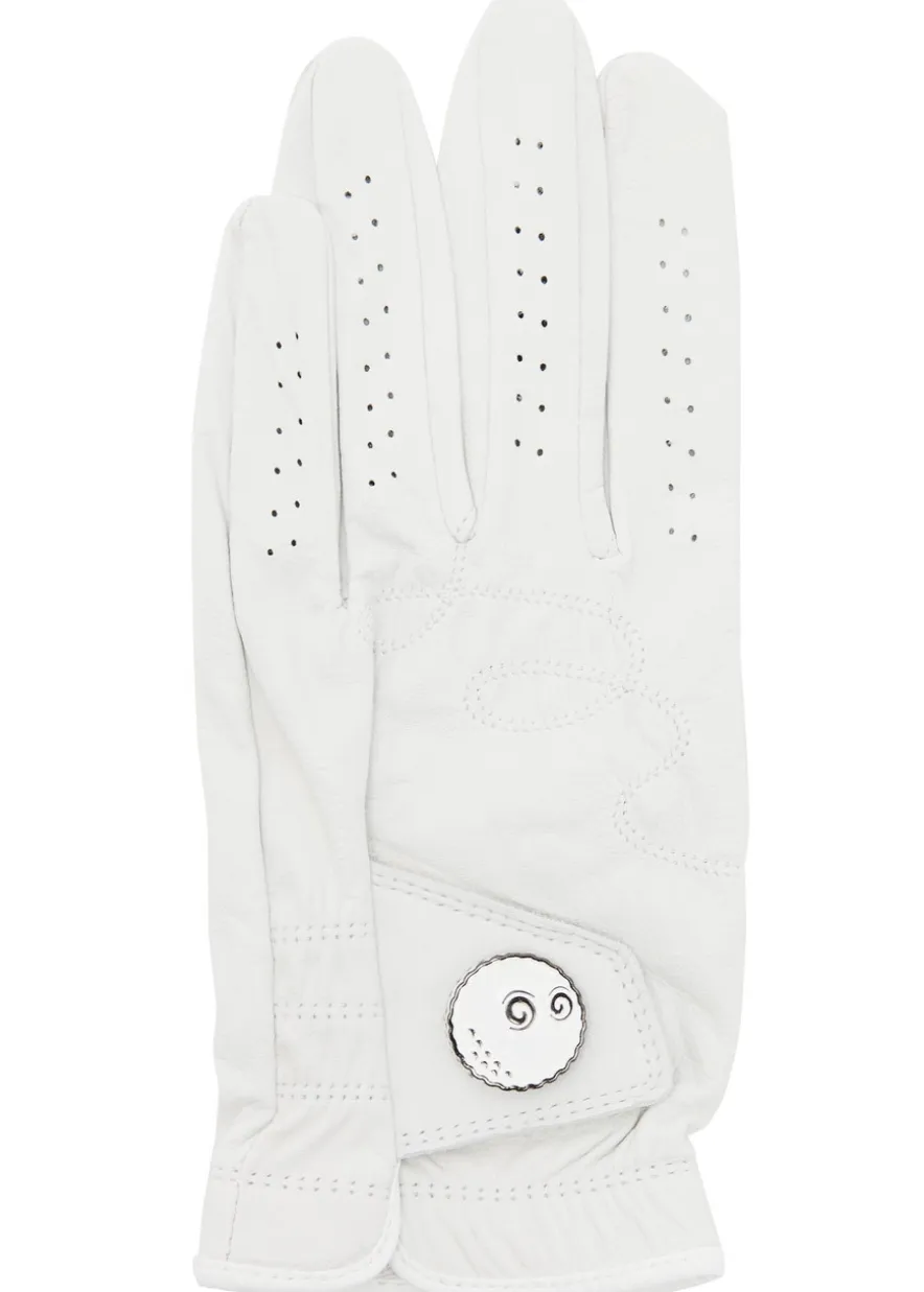 Buckets perforated leather player's glove