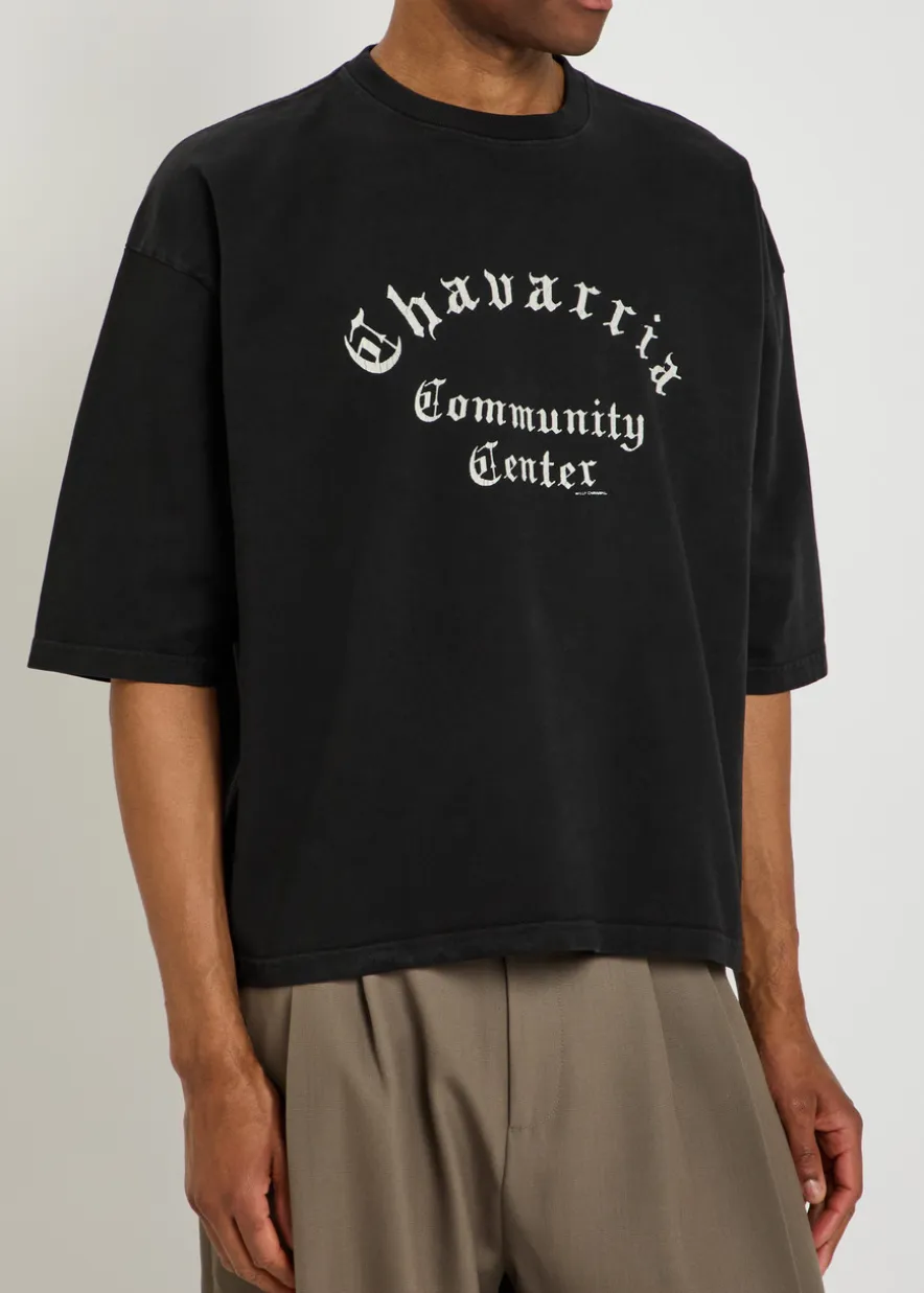 Buffalo printed cotton T-shirt