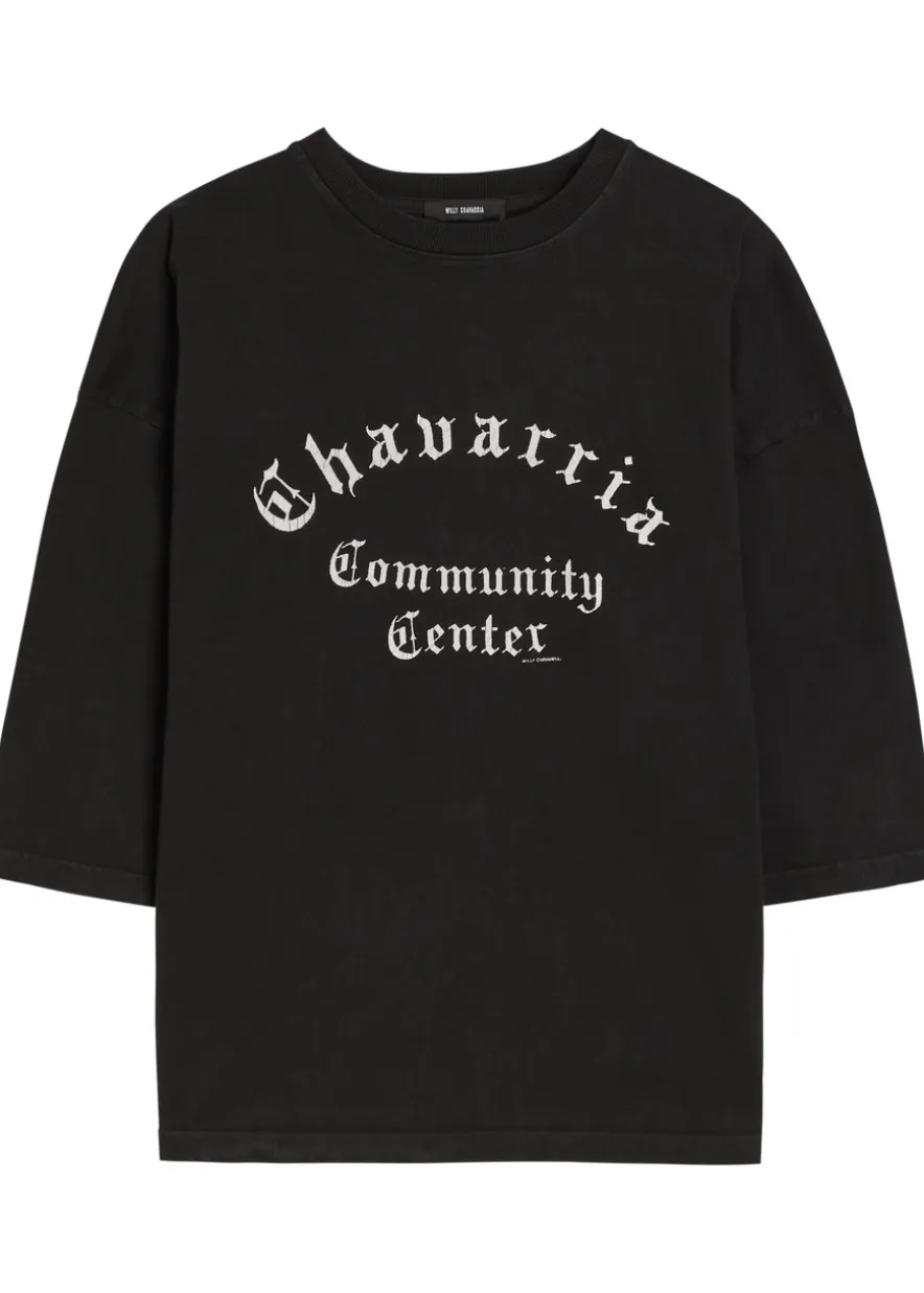 Buffalo printed cotton T-shirt