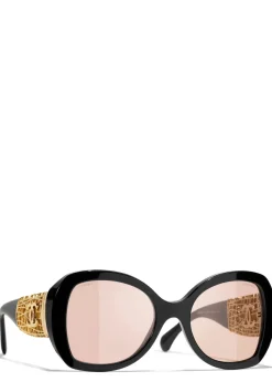 Butterfly-frame sunglasses