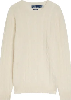Cable-knit cashmere jumper