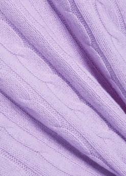 Cable-knit cashmere jumper