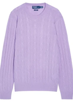 Cable-knit cashmere jumper