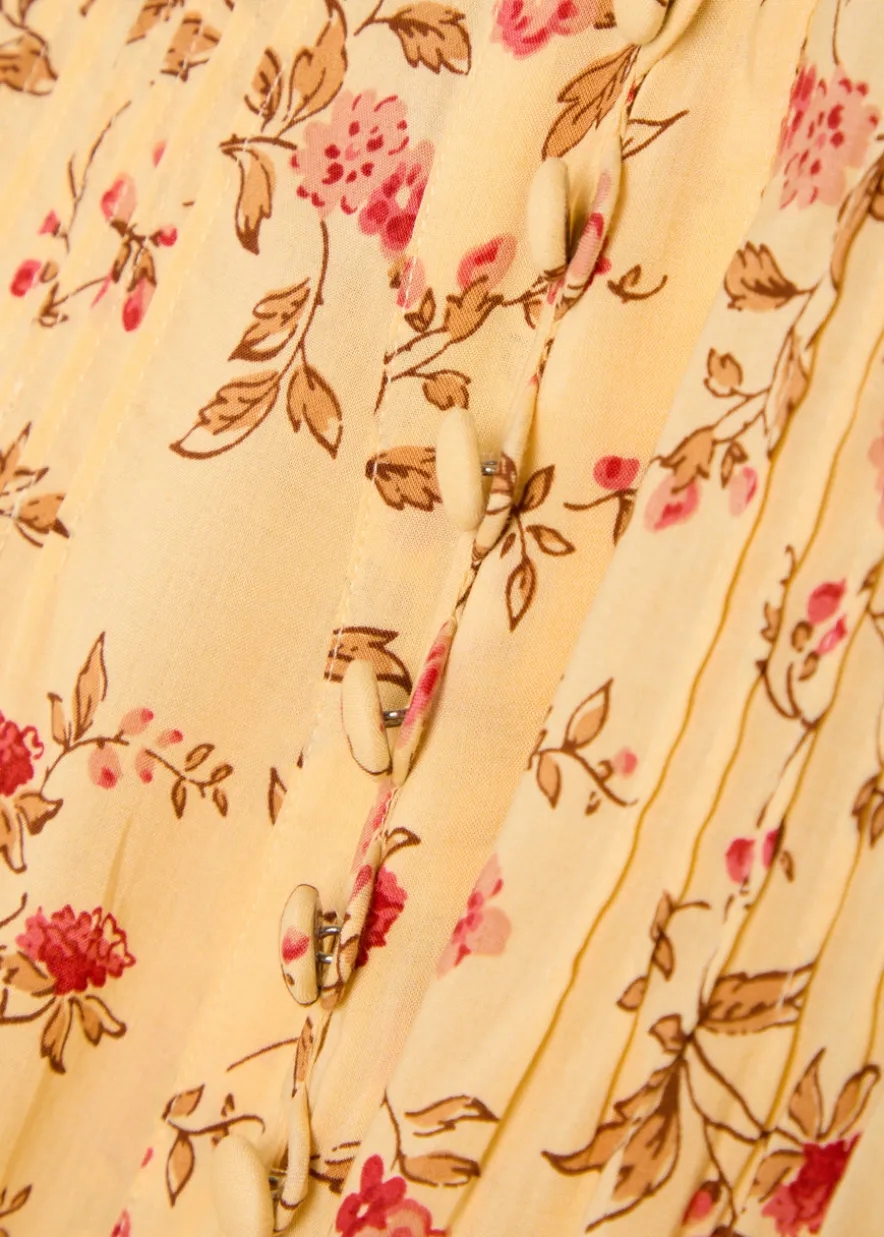 Calia floral-print voile blouse