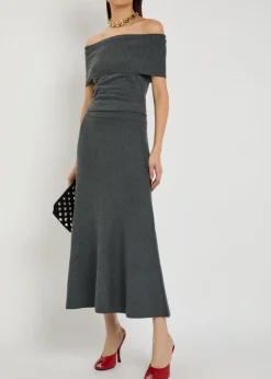 Callahan off-the-shoulder wool top