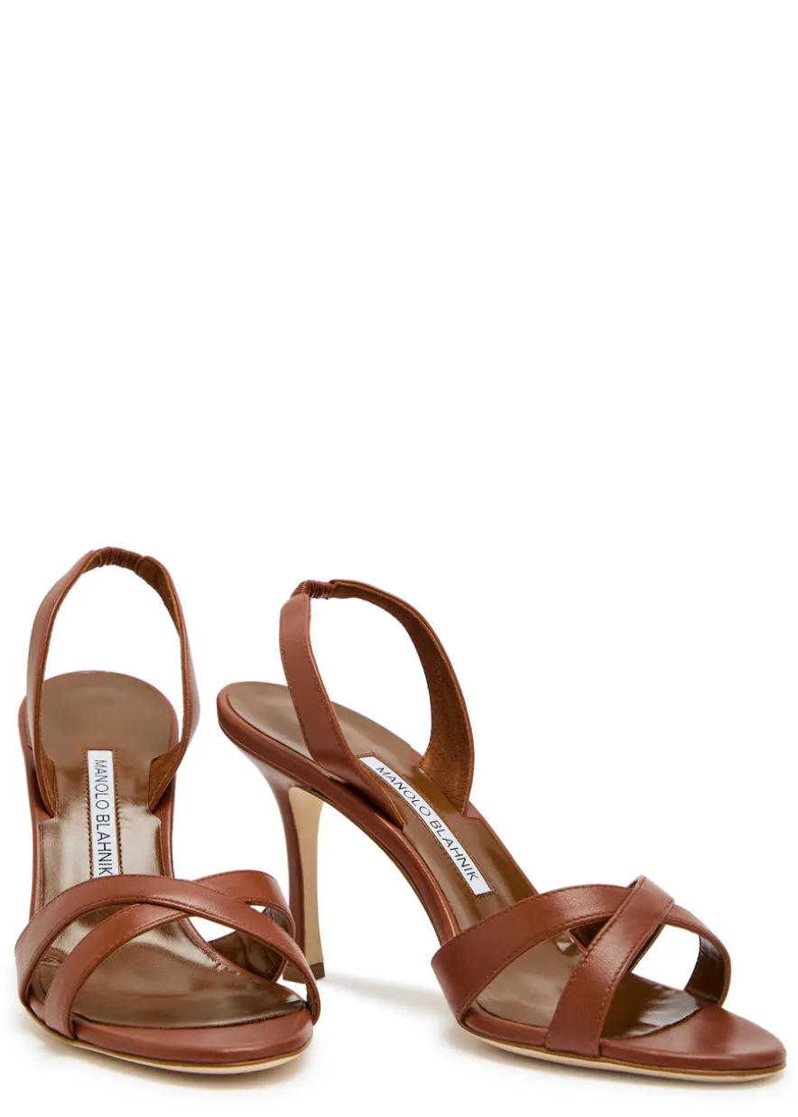 Callasli 90 leather slingback sandals