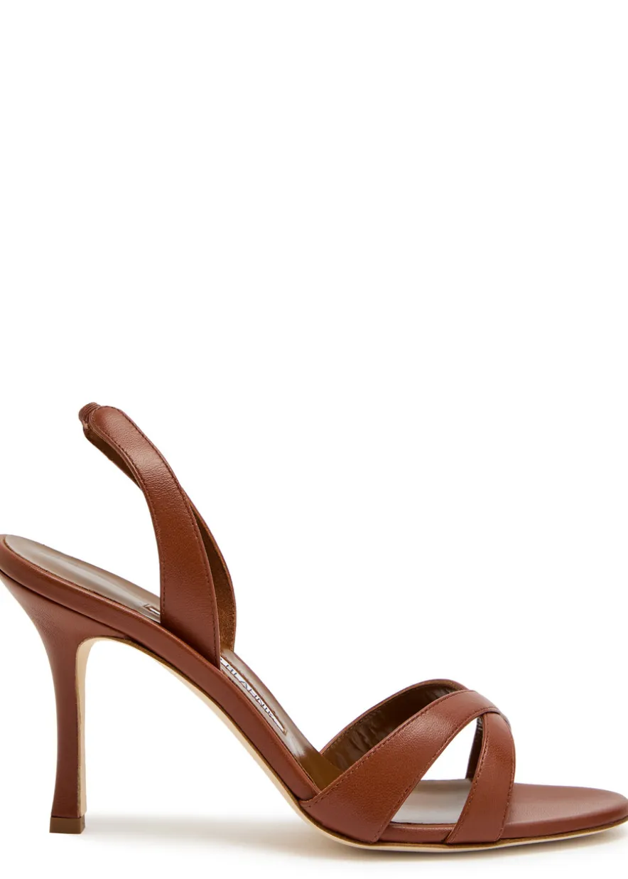 Callasli 90 leather slingback sandals