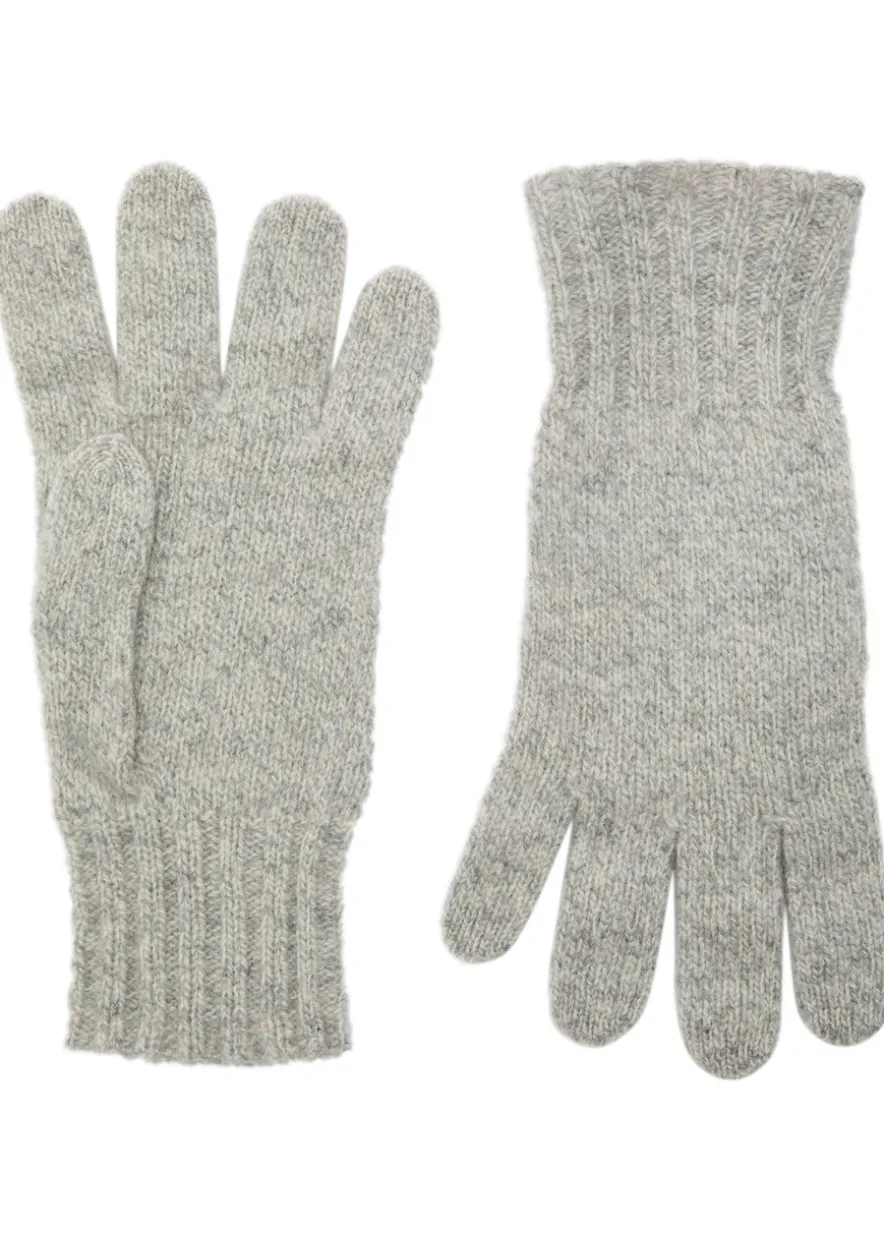Calow cashmere and merino-blend gloves