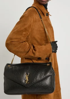 Calypso large padded leather shoulder bag