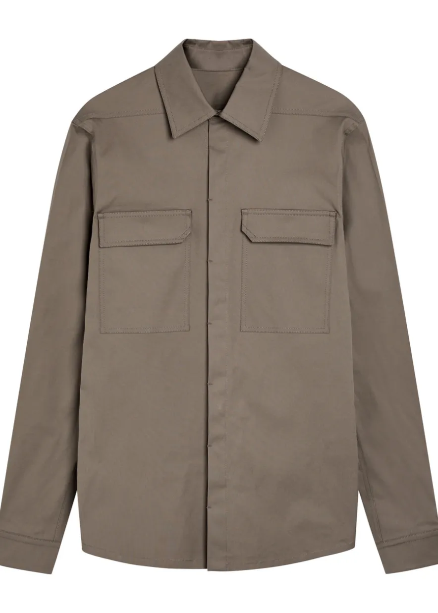 Camicia stretch-cotton work shirt