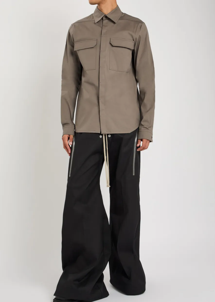 Camicia stretch-cotton work shirt