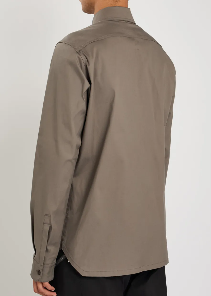 Camicia stretch-cotton work shirt