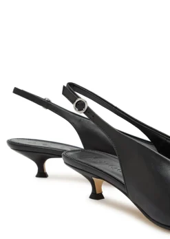 Camila 35 leather slingback pumps