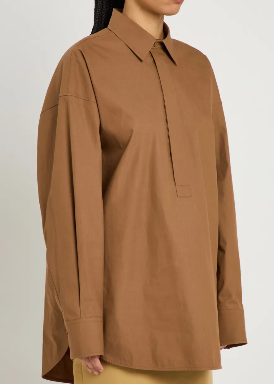 Candela cotton-poplin shirt