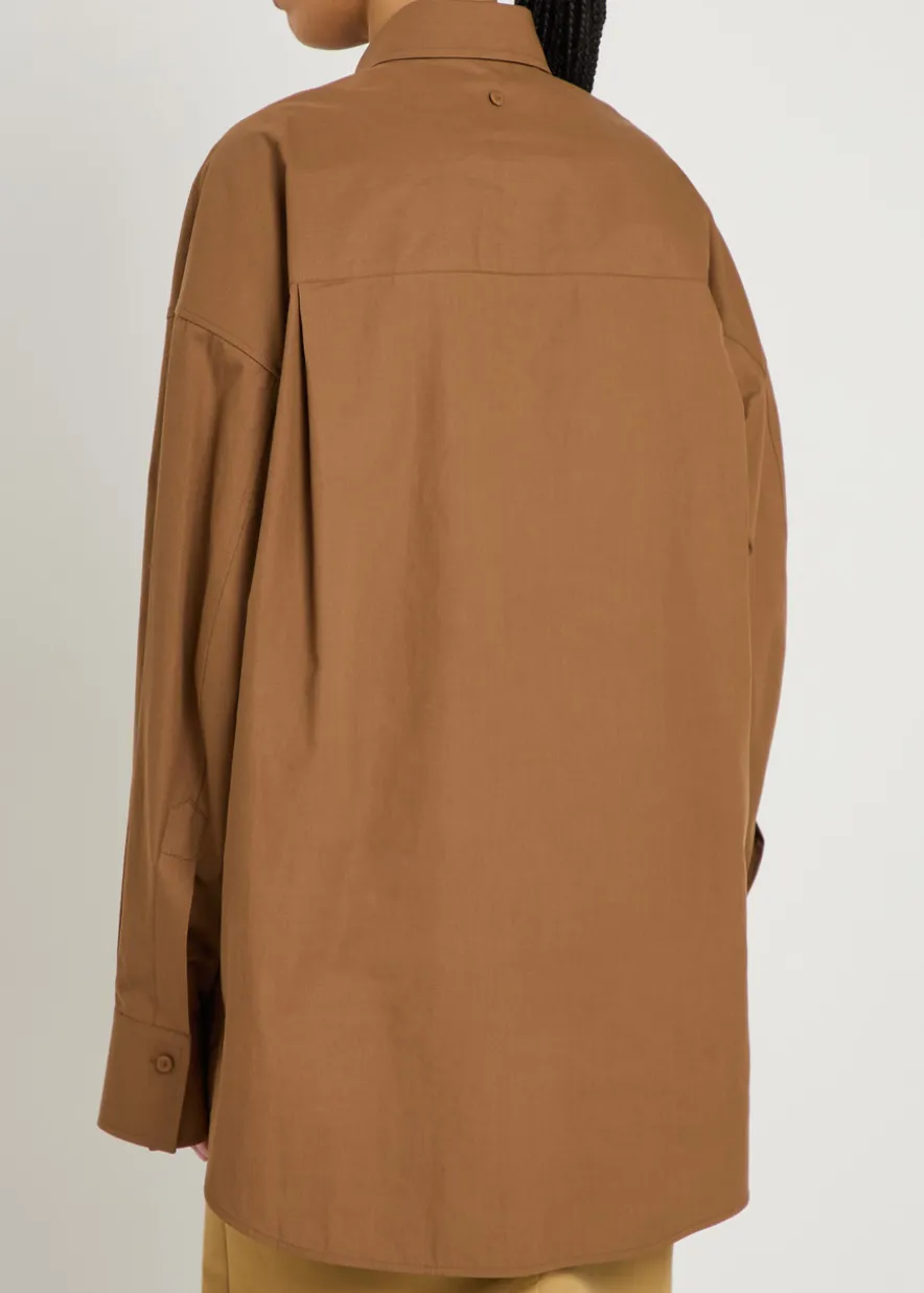 Candela cotton-poplin shirt