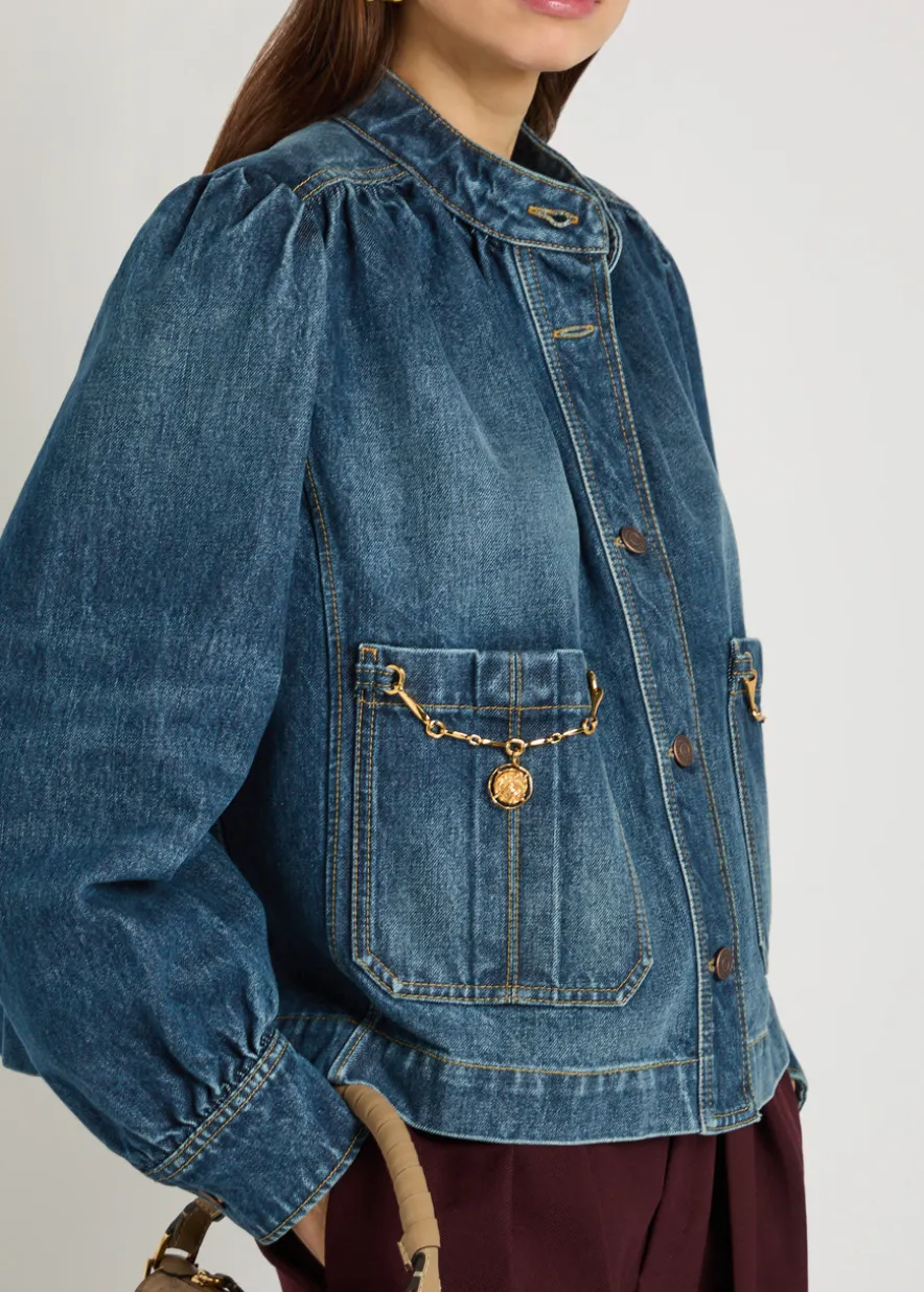 Capsule embellished denim jacket